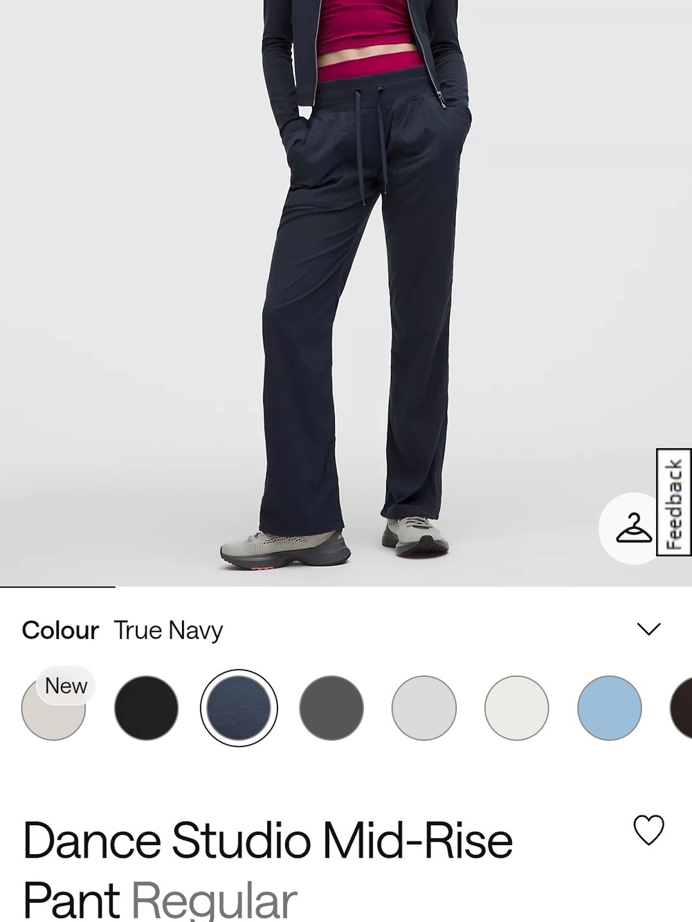 lululemon athletica Dance Studio Mid-Rise Pant - True Navy
